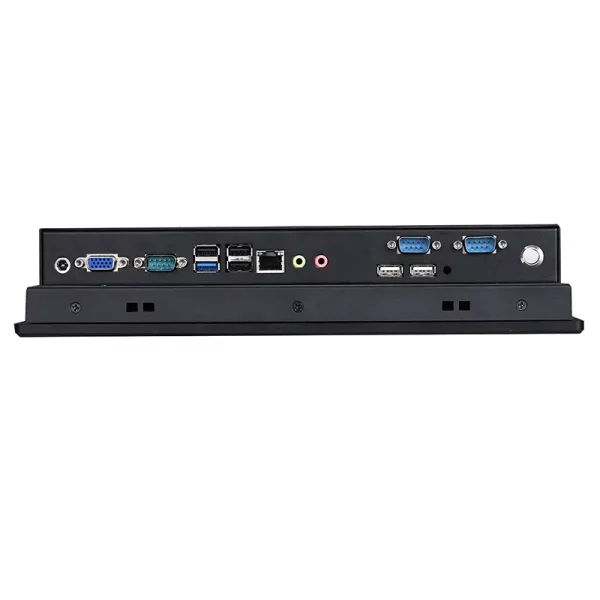 computer back panel with linux